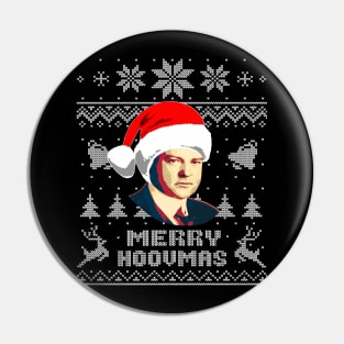 Herbert Hoover Funny Christmas Pin