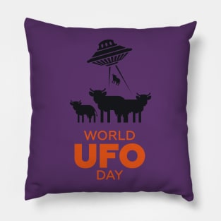 World UFO Day Pillow