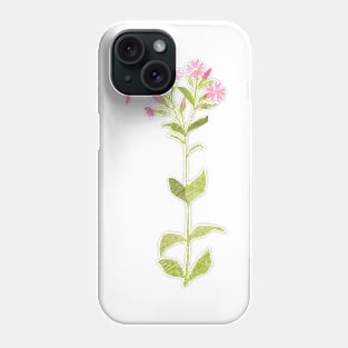 Field campion (full flower) Phone Case