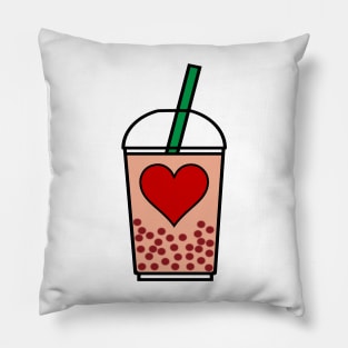 Love Boba Pillow