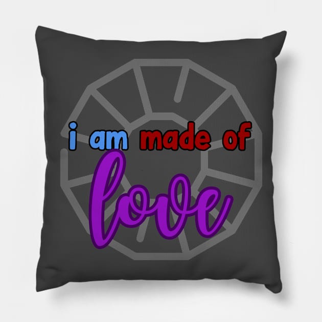 Steven Universe Garnet "I Am Made of Love" Pillow by saturnstars