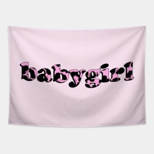 Babygirl (animal print) Tapestry