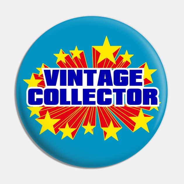 Vintage Collector - Super Powers Pin by LeftCoast Graphics