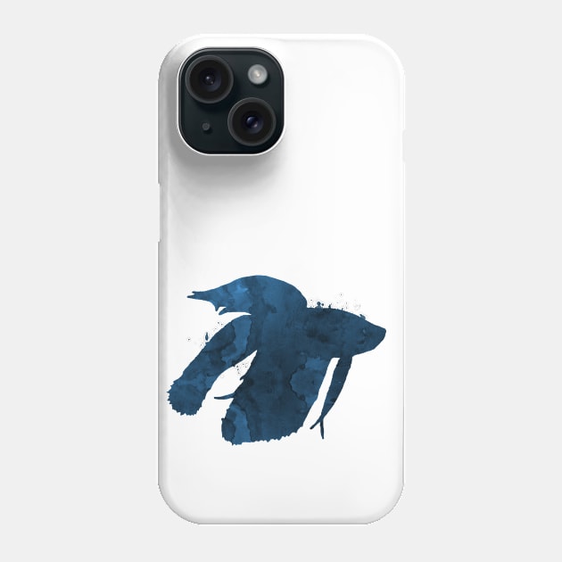 Siamese fighting fish "Betta splendens" Phone Case by TheJollyMarten