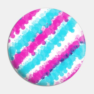 Blue & Pink Bright Splatter Pin