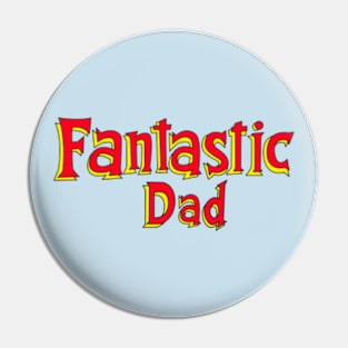 FANTASTIC DAD JACK KIRBY STAN LEE  ART PRINT MUG BADGE Pin