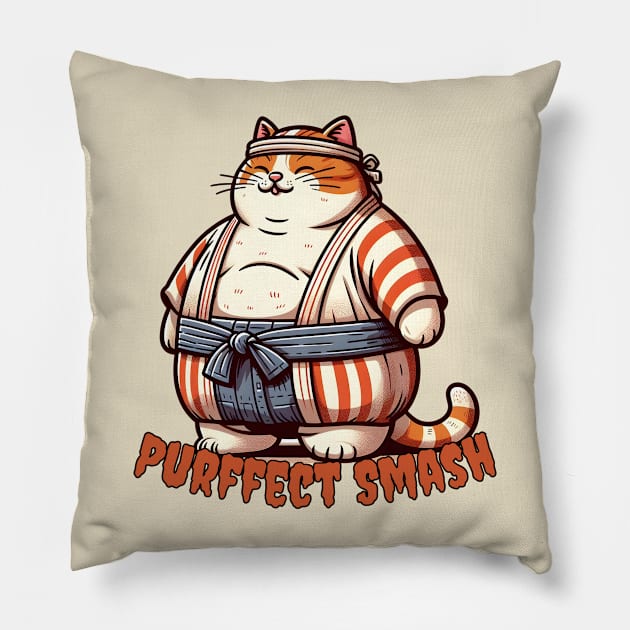 Sumo kitty Pillow by Japanese Fever