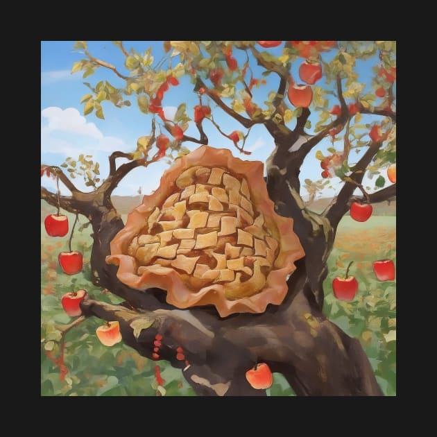 Apple Pie Vintage Since Picture Sweet Kawaii Art by Flowering Away