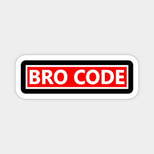 VINTAGE BRO CODE Magnet