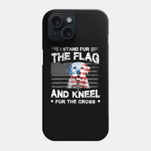 Labrador Dog Stand For The Flag Kneel For Fallen Phone Case