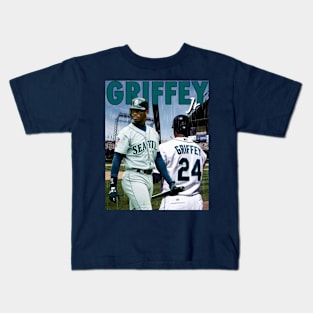 Youth Seattle Mariners Ken Griffey Jr. White Legends Name & Number T-Shirt