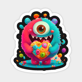 Blobber - Adorable Round Monster Magnet