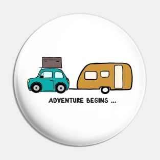 Adventure begins Pin