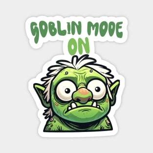 Goblincore Goblin 'Goblin Mode ON' Magnet