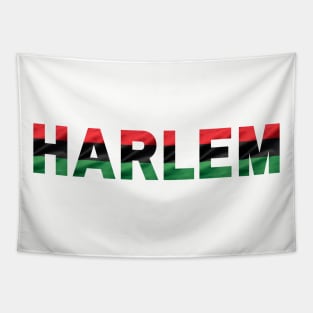 Harlem Texted Based | African Flag Color Design Tapestry