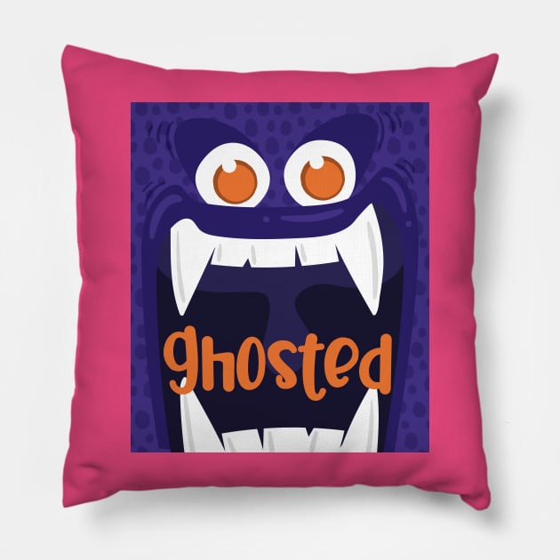 ghosted Pillow by Little Painters