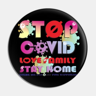 stop covid 2 Pin