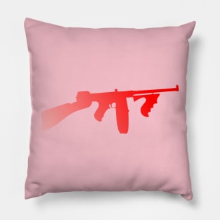 Tommy Gun Gangster Pillow