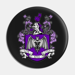 Bat Crest (Purple) Pin