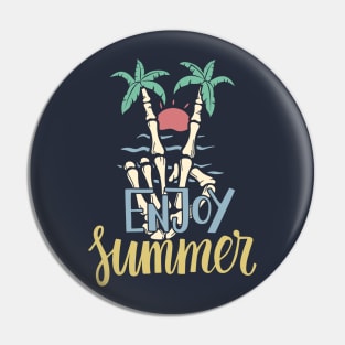 Enjoy Summer Pin