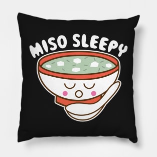 Miso sleepy Ramen Design for a Anime Manga Fan Pillow