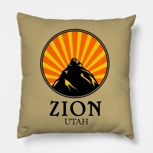 Zion Canyon Utah Pillow