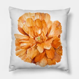 Orange Poppy Pillow