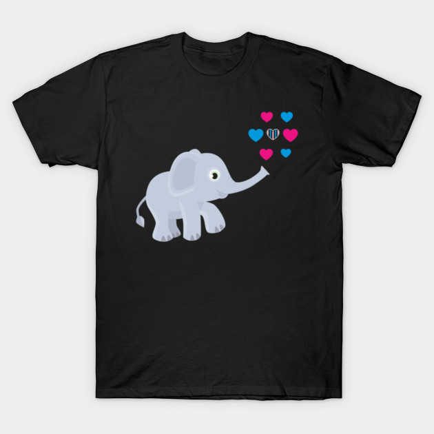 Disover Elephant, Baby Gender Reveal Party - Baby Shower - T-Shirt