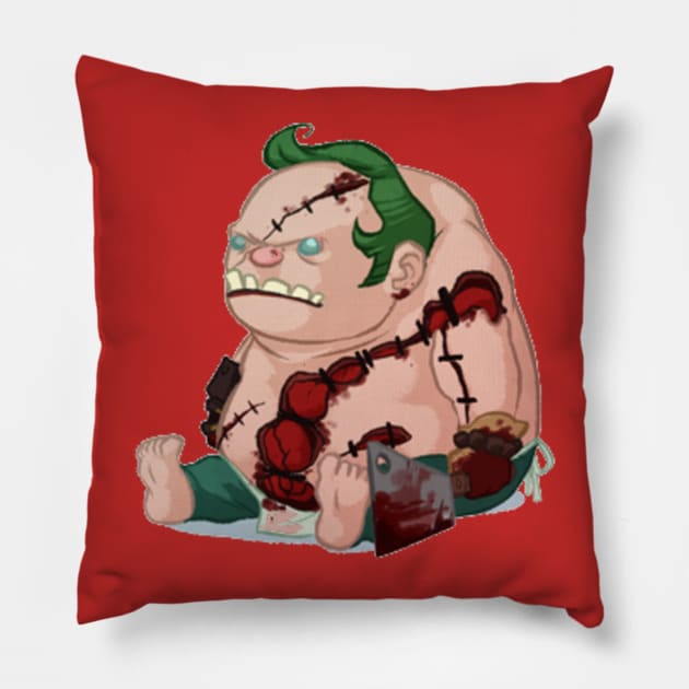 Fresh Meat? Pillow by Wh1Te0uT