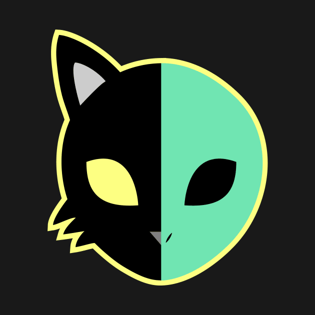 alien cat by aye_artdg