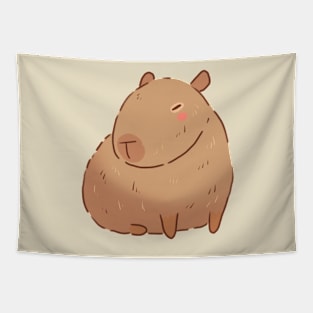 Cute Capybara illustration Tapestry