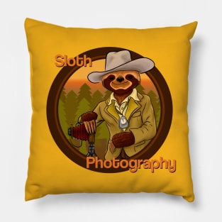 Sloth Photography Pillow