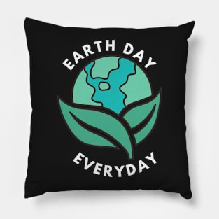 Earth Day Save Our Home Plant More Trees Go Planet Pillow