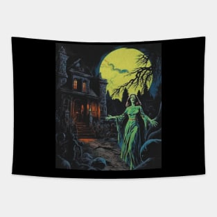 welcome to the haunted house Tapestry