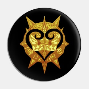 Kingdoms crest gold Pin