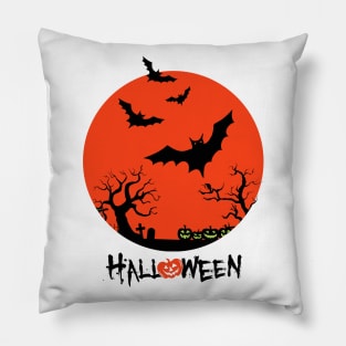 Halloween tee design birthday gift graphic Pillow