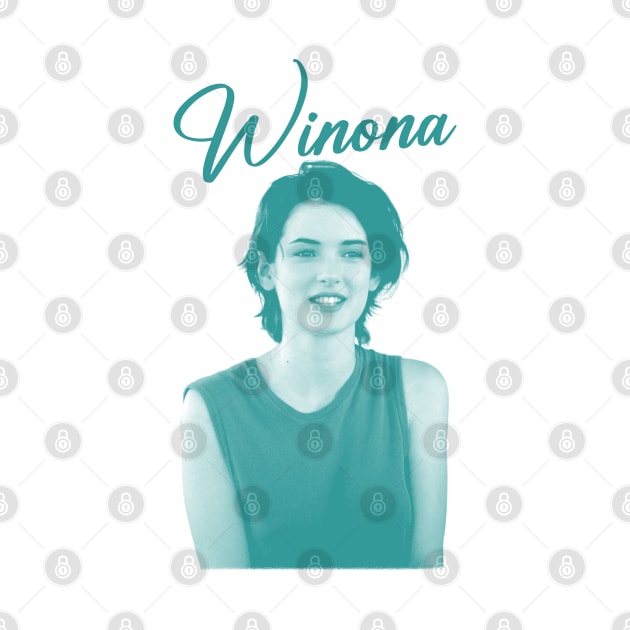 Winona Ryder 90s Aesthetic Design by Knockbackhaunt