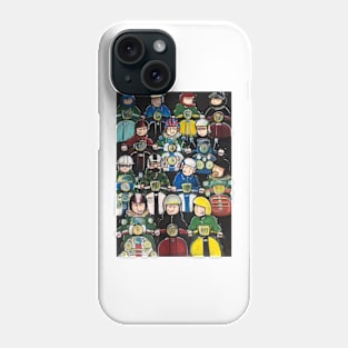 Retro Scooter, Classic Scooter, Scooterist, Scootering, Scooter Rider, Mod Art Phone Case