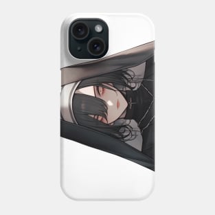 Badass Anime nun 1 Phone Case