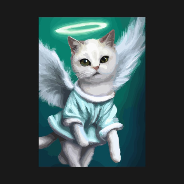 Angel Cat by maxcode