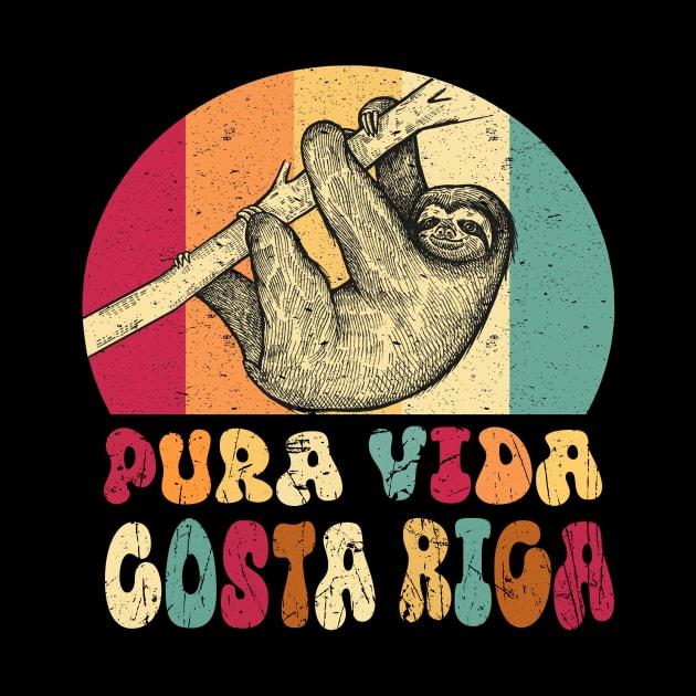 Pura Vida Costa Rica - Sloth by blacckstoned