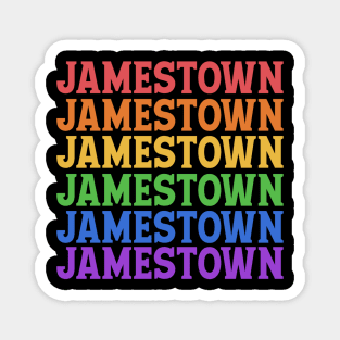 JAMESTOWN COLORFUL CITY Magnet