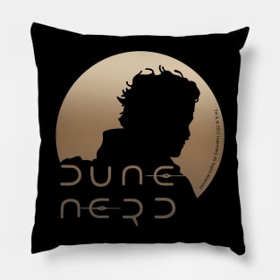 Dune Nerd Paul Atreides Silhouette Pillow