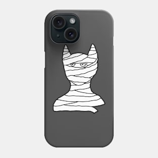 Tired Cat the Mummy Phone Case