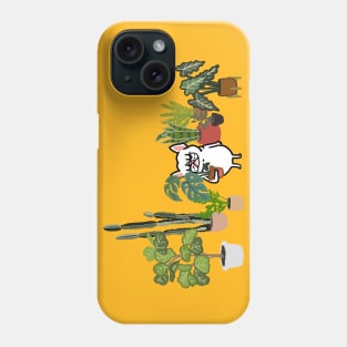 Frenchie and Plants Phone Case