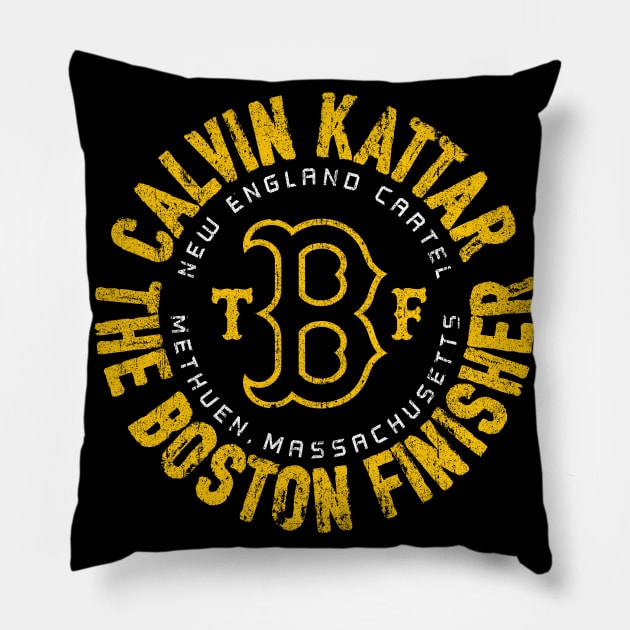 Calvin Kattar Pillow by huckblade