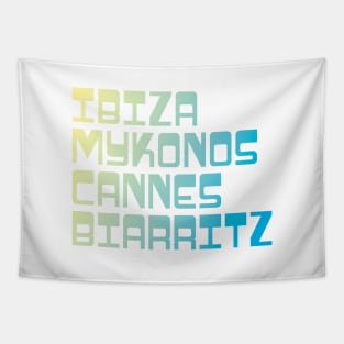 Holiday Beach Shirt / Ibiza Mykonos Cannes Biarritz Tapestry