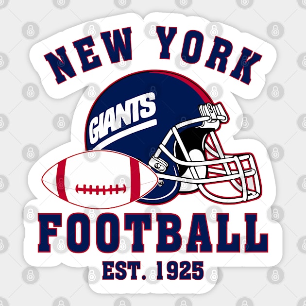 New York Giants Helmet - Sticker at Sticker Shoppe