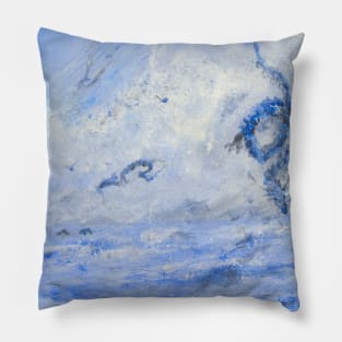 Blue Sky, Blue Dragons. Pillow