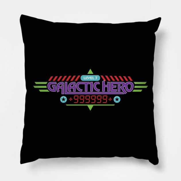 Galactic Hero Pillow by GoAwayGreen